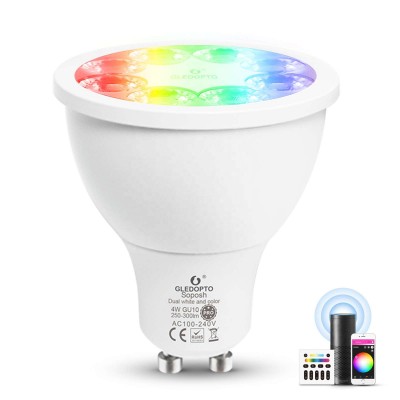 GU10 ZigBee Smart Bulb Alexa Google Home Assistant Tuya Smart Life APP Remote Control RGB LED Light Dimmer Lamp Ampoule LED GU10