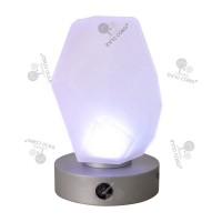 Hot Sale Irregular Glass Shade USB Cord Operated RGB LED Table Lamp Modern Desk Lamp ON/OFF switch