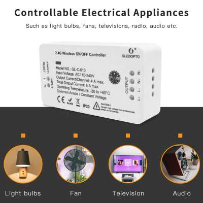 2020 NEW Arrival LED onoff switch with multiple control method for tuning the appliance smart