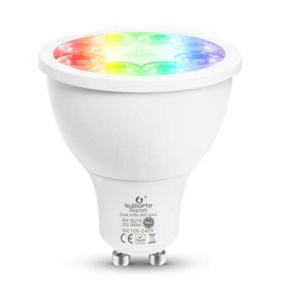 RGB GU10 ZIGBEE PRO led spotlight with remote Voice Activate Auto Light Bulb with multi-color change