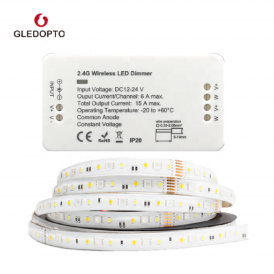 Electronic LED Dimmer Wireless control for Constant Voltage  DC 12v 24v LED Strip and Tube Lights